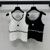 Chanel 25 Monogram Cotton Tank Top